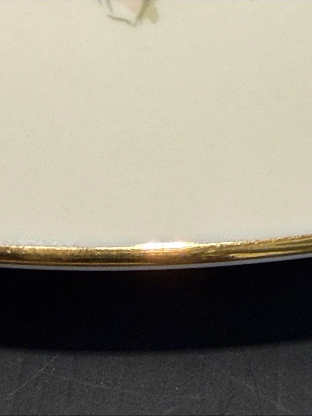 Vintage dinner plate in the 